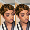 Human Hair Pixie Wig