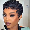 Human Hair Pixie Wig