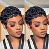 Human Hair Pixie Wig